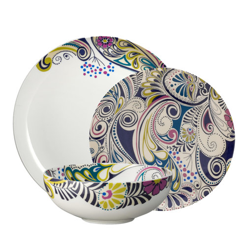 Denby Monsoon Cosmic Porcelain China Dinnerware Set of 12 & Reviews